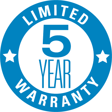 XLERATOR hand dryers have a 5-Year Limited Warranty