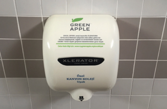 Green Apple XLERATOR handdrogers