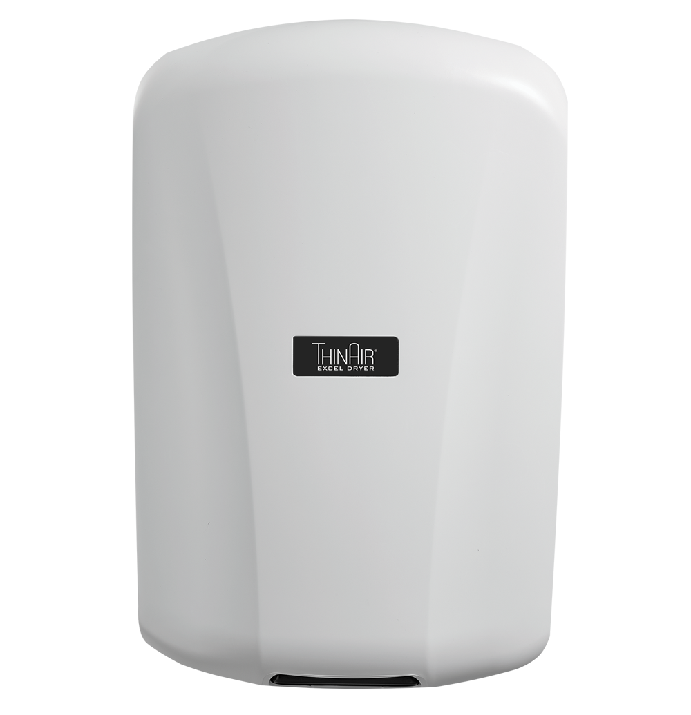 ThinAir Model TA-ABS White Polymer (ABS) Hand Dryer