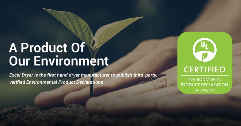 Hand Dryer Manufacturer with Certified Environmental Product Declaration