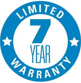 7 year limited warranty logo