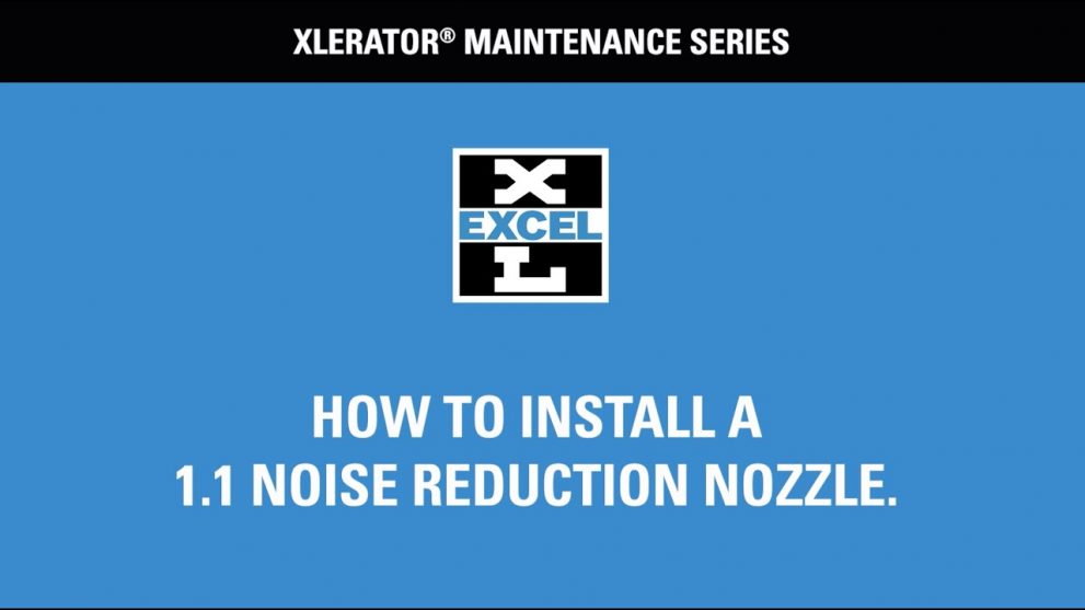 How To Install A 1.1 Noise Reduction Nozzle