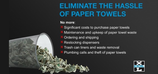 What are the main ways you can save with the elimination of paper towel
