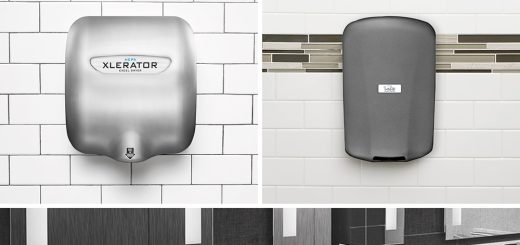 Electrostatic HEPA filtration in Excel XLERATOR, ThinAir and Sync electric hand dryers.