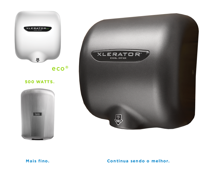 XLERATOReco, XLERATOR, and ThinAir Hand Dryers