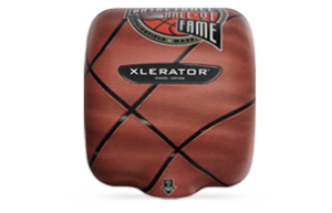 XLERATOR Hand Dryer Custom Cover - Basketball