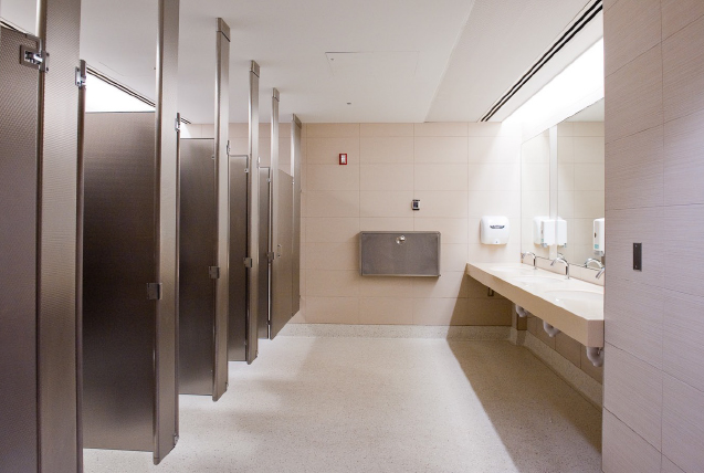 A crucial need for hospital restrooms is proper hand hygiene